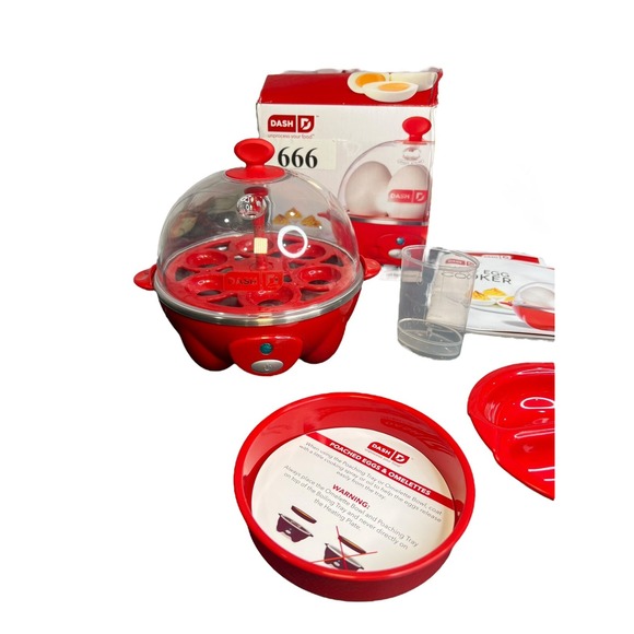 DASH Rapid Egg Cooker: 6 Egg Capacity Hard Boiled Poached Scrambled Omelets - Picture 10 of 13
